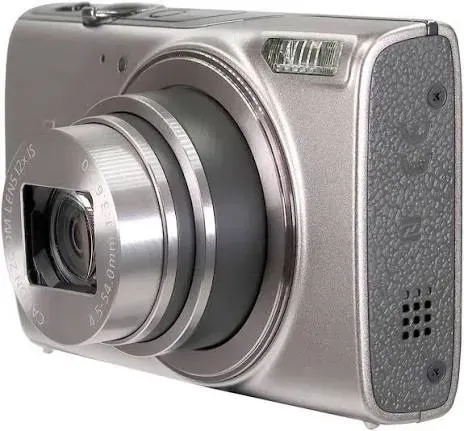 לחיצה להגדלה Canon IXUS 285 HS מצלמה קומפקטית כסופה, תפריט בעברית