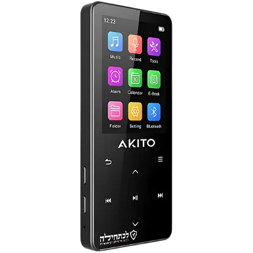 נגן MP3 Akito S12 16GB עם בלוטות' 5.3