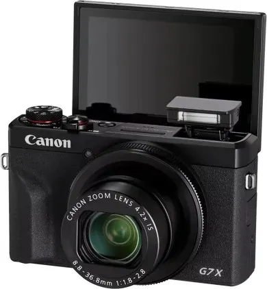 לחיצה להגדלה מצלמת קנון PowerShot G7 X Mark II